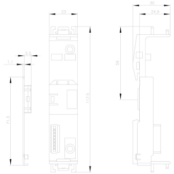 Siemens 3ZY12122DA00 Geräteabschluss- 