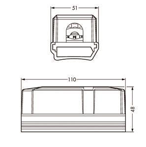 WAGO 895-1052 Abgriffmodul,für 