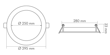 Nobile LED Panel Flat 300 R   1503001012 