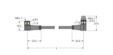 Turck Aktuator-u.   PKW4M-0,15-PSW4M/TXL 