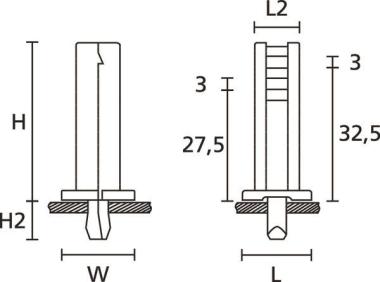 Hellermann TY5K3-PA66HS-NA(100) 