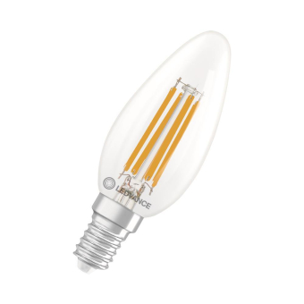 LEDV LED Kerze 3,4-40W/827 470lm 