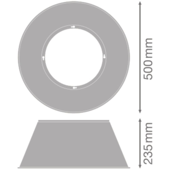 Ledvance HB ALU REFLECTOR 500 