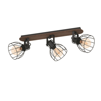 EGLO Spot SAMBATELLO braun, silber 98136 