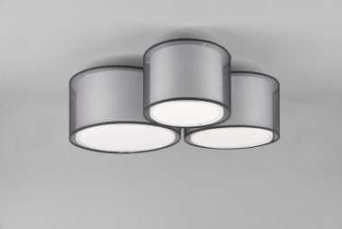 TRIO Deckenl. BURTON, 3xE27    611490332 