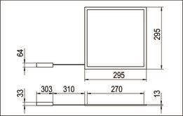 RIDI Flache Einlegeleuchte,      0832983 