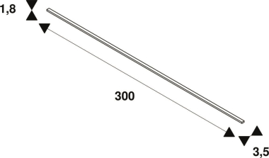 SLV HV Schiene 3m 1Ph. Aufbau    1002153 