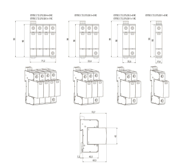 ETI ETITEC C T2 275/20 4+0 RC  002440396 