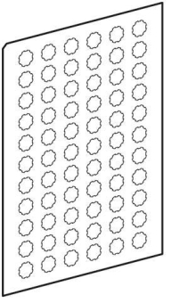 GS Einlegeschild transparent     ZBY1101 