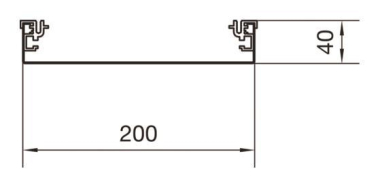 Hager Aufbodenkanal-Unterteil AKU2000402 
