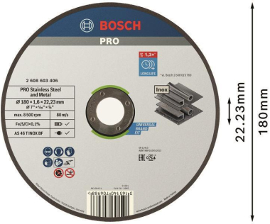 Bosch Trennscheibe gerade     2608603406 
