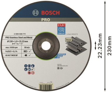 Bosch Trennscheibe gekröpft   2608600711 