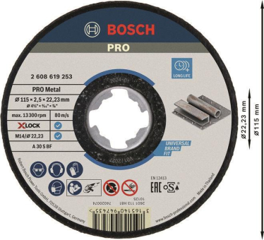 Bosch 2608619253         X-LOCK TRENNSCH 