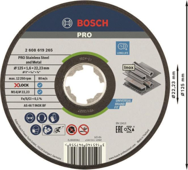Bosch 2608619265         X-LOCK TRENNSCH 