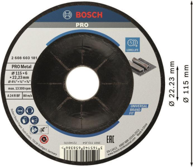 Bosch Schruppscheibe gekröpft 2608603181 