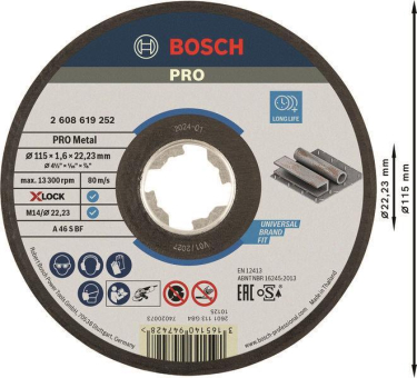 Bosch 2608619252         X-LOCK TRENNSCH 