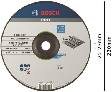 Bosch Schruppscheibe gekröpft 2608600541 
