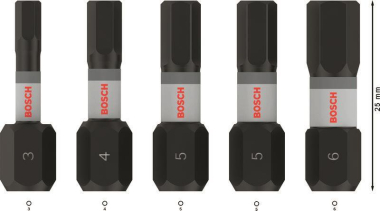 Bosch PRO HEX Impact Bit 25mm 2608521U59 