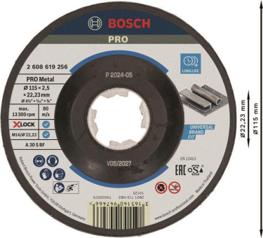 Bosch 2608619256         X-LOCK TRENNSCH 