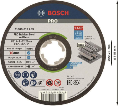 Bosch 2608619263         X-LOCK TRENNSCH 