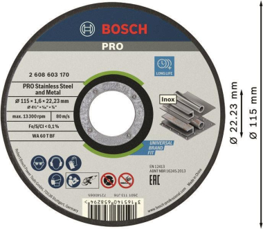 Bosch Trennscheibe gerade     2608603170 