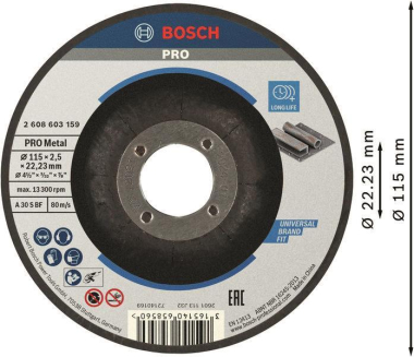 Bosch Trennscheibe gekröpft   2608603159 