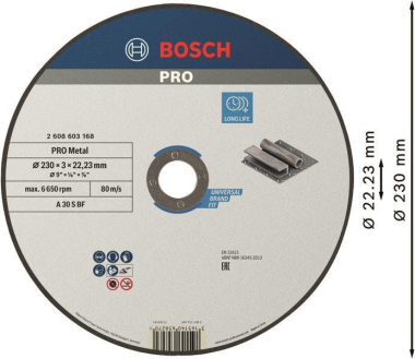 Bosch Trennscheibe gerade     2608603168 