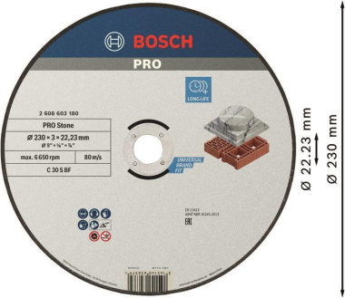 Bosch Trennscheibe gerade     2608603180 