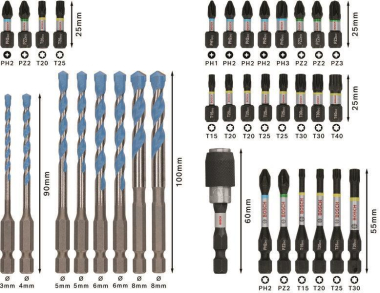 Bosch PRO Impact Mixed Set 35 2608521U82 