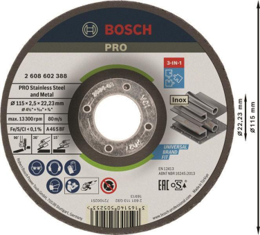 Bosch Trennscheibe 3-in-1 A   2608602388 