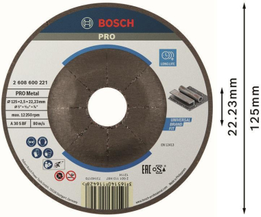 Bosch Trenn-Scheibe                125MM 