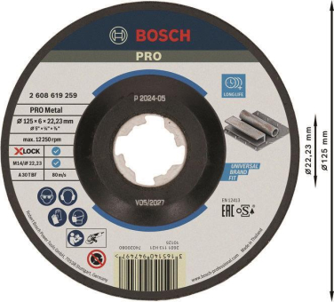 Bosch 2608619259         X-LOCK SCHRUPPS 