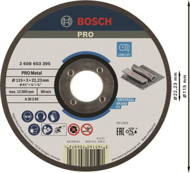 Bosch Trennscheibe gerade     2608603395 