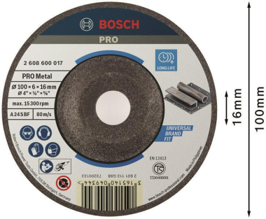BOSCH Schruppscheibe100x6     2608600017 