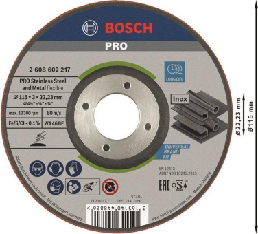 Bosch Schruppscheibe WA 46 BF 2608602217 