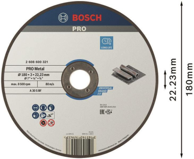 Bosch Trennscheibe gerade     2608600321 
