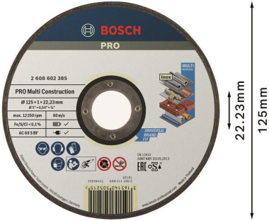 Bosch Trennscheibe gerade     2608602385 
