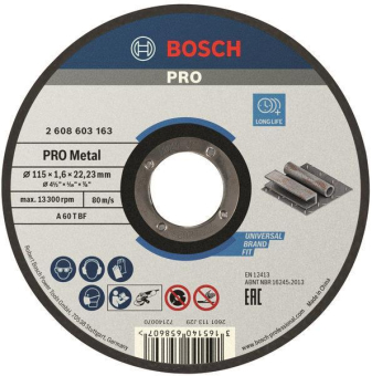 Bosch Trennscheibe gerade     2608603163 