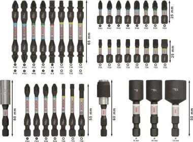 Bosch PRO Impact Bit Set      2608522517 