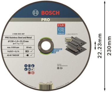 Bosch Trennscheibe gerade     2608603407 