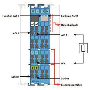 WAGO 750-585 2-Kanal-Analogausgang,0 