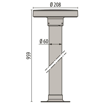 PIL LED Poller und Gartenleuchte  304089 