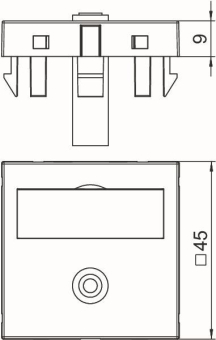 OBO MTG-MK L RW1 Multimediaträger 