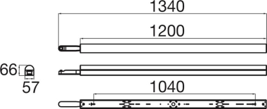 SLV BATTEN P 1200 52 830/840/850 1009254 