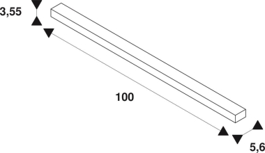 SLV S-TRACK 3-Phasen-EBschiene   1006511 