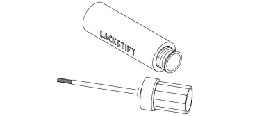 NIED Lackstift,Reinweiss       GKLS 9010 