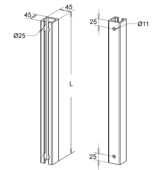 Niedax GFK-Ankerschiene      FPAR 500/AC 