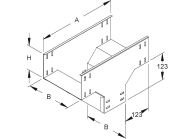 Niedax Abgangstrichter f.KR  RTQ 110.600 