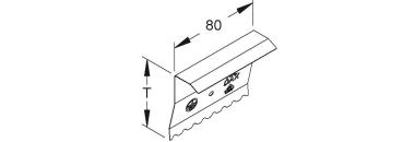 NIED Stoss-Stellenverbinder   GSTE133-78 