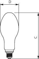 PHIL TForce Core LED HPL 24,5W/830 (125W 